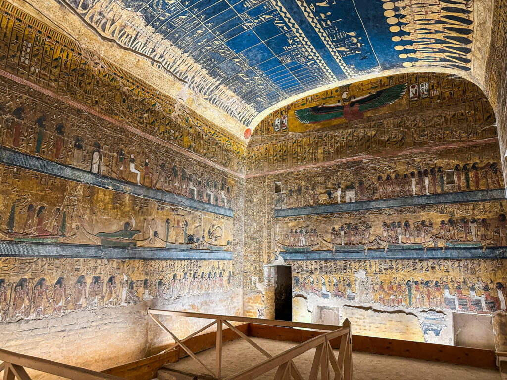 Burial Chamber in Tomb of Seti I