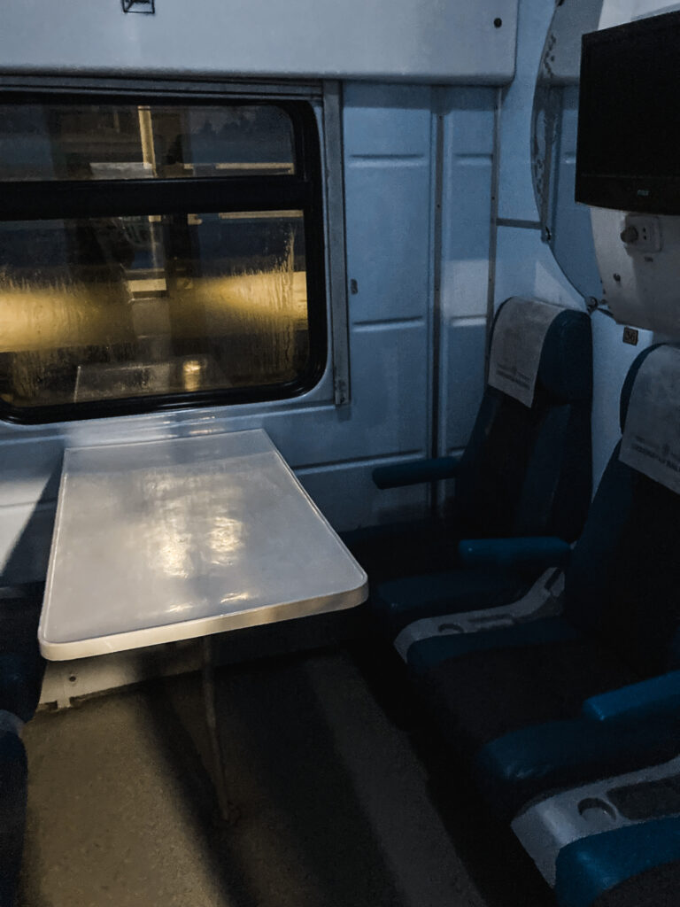 Train from Tashkent to Samarkand