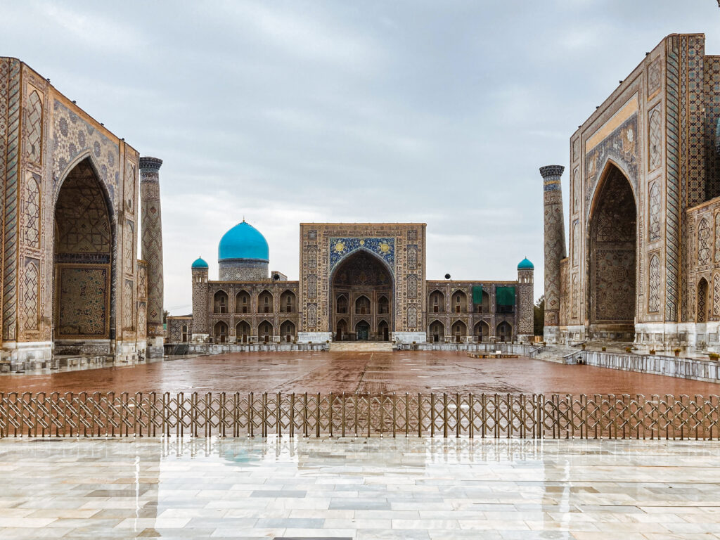 Registan Square with 3 madrasas