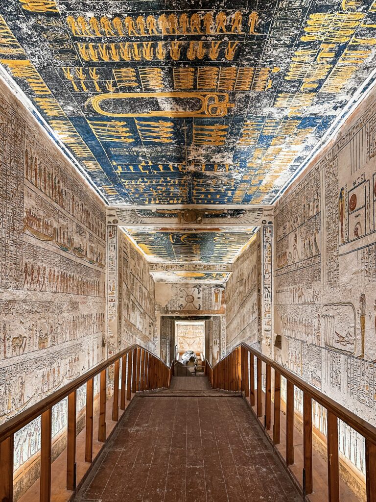 tomb of ramses v and VI in valley of the kings
