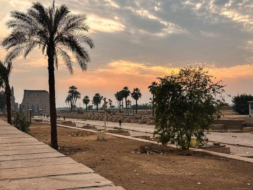 Avenue of the Sphinxes and Luxor Temple