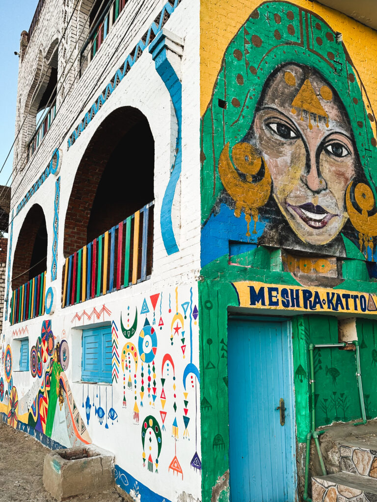 Colourful Nubian House in Elephantine Island