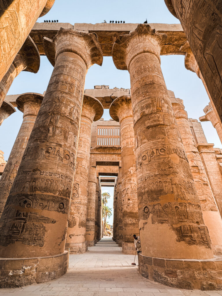 columns in Karnak Temple Complex