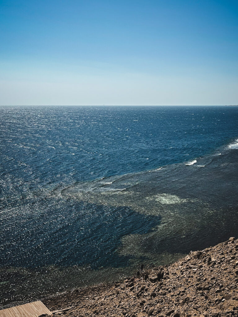 blue hole from above