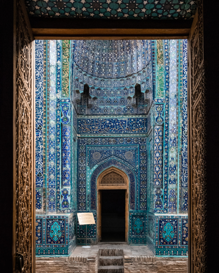 Tomb in Shah-i-Zinda, Samarkand, Uzbekistan