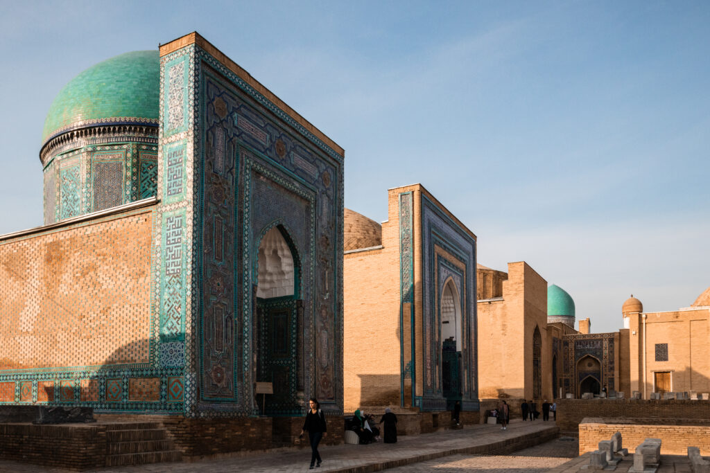 shah-i-zinda tombs in samarkand