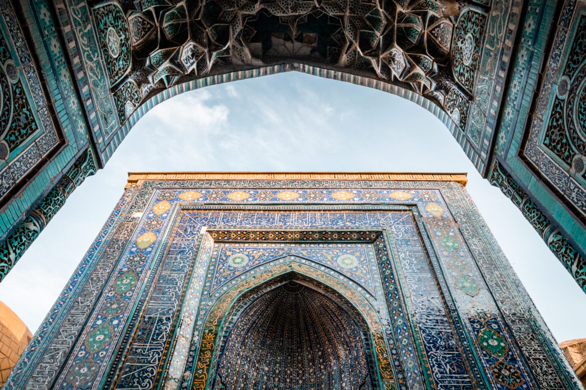 Tombs in Shah-i-Zinda, Samarkand, Uzbekistan