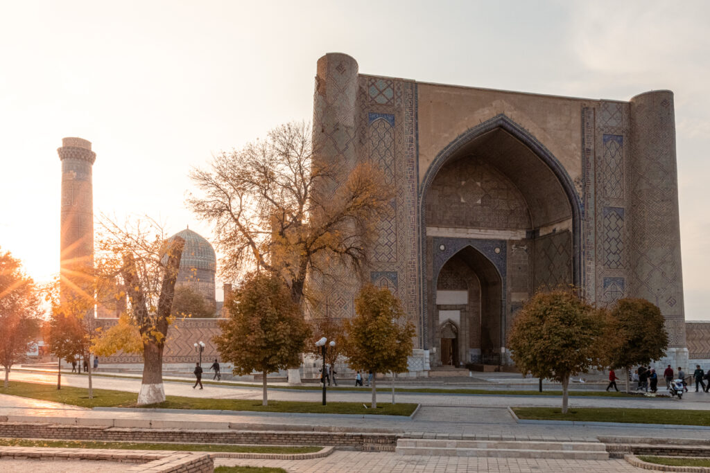 Bibi-Khanym Mosque at Sunset
