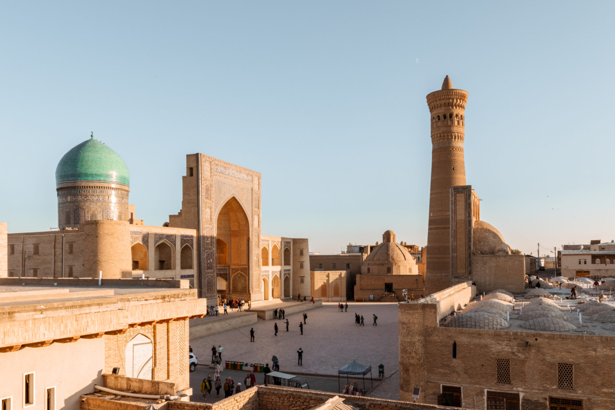 Views over the Po-i-Kalyan Complex bukhara uzbekistan