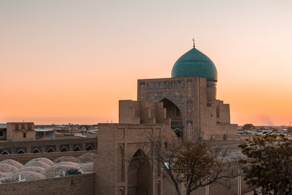 Kalyan Mosque at Sunset