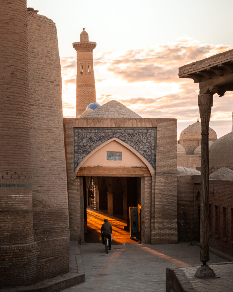 Empty Streets of the Itchan Kala at Sunrise