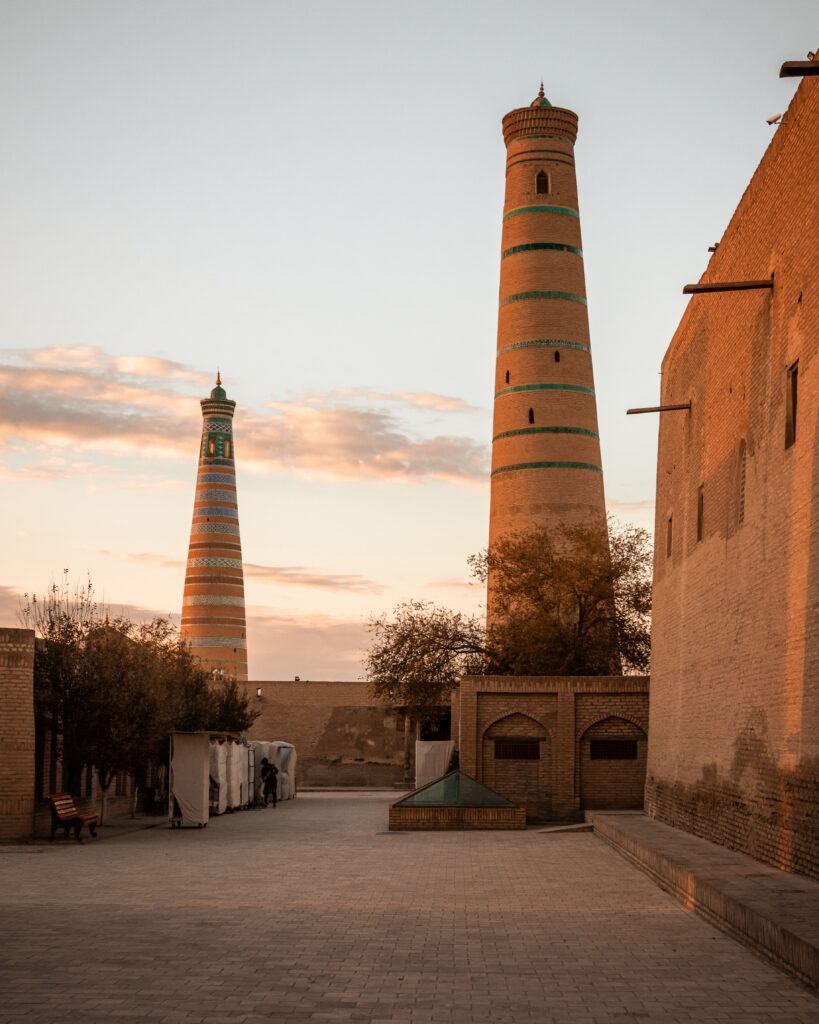 Empty Streets of the Itchan Kala at Sunrise