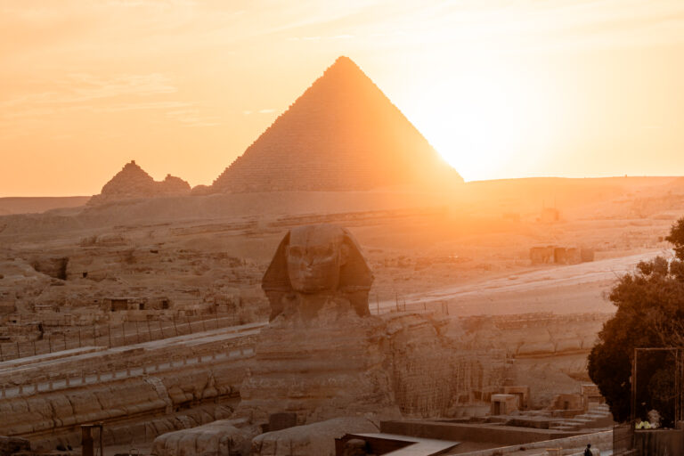 Sphinx at Sunset