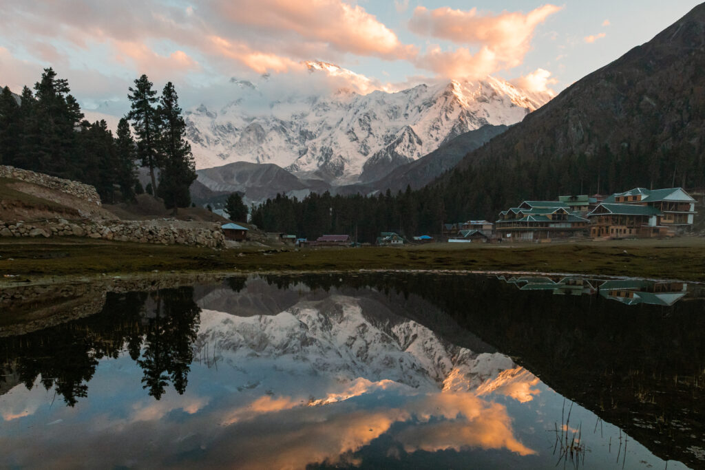 Sunset in Fairy Meadows