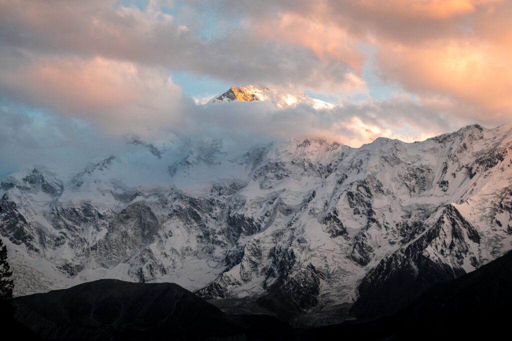 Nanga Parbat at Sunset