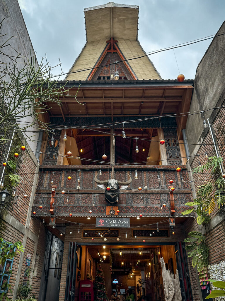 Cafe Aras in Rante Pao, Sulawesi, Indonesia