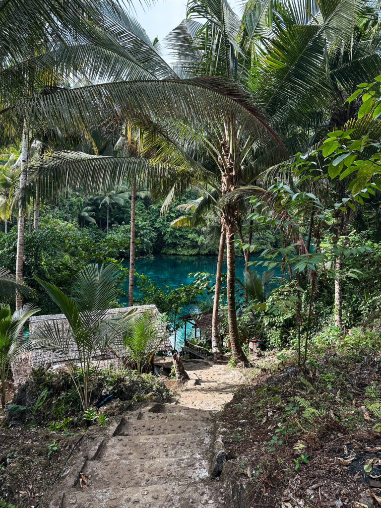 access to Paisu Pok Lake, Peleng, Indonesia