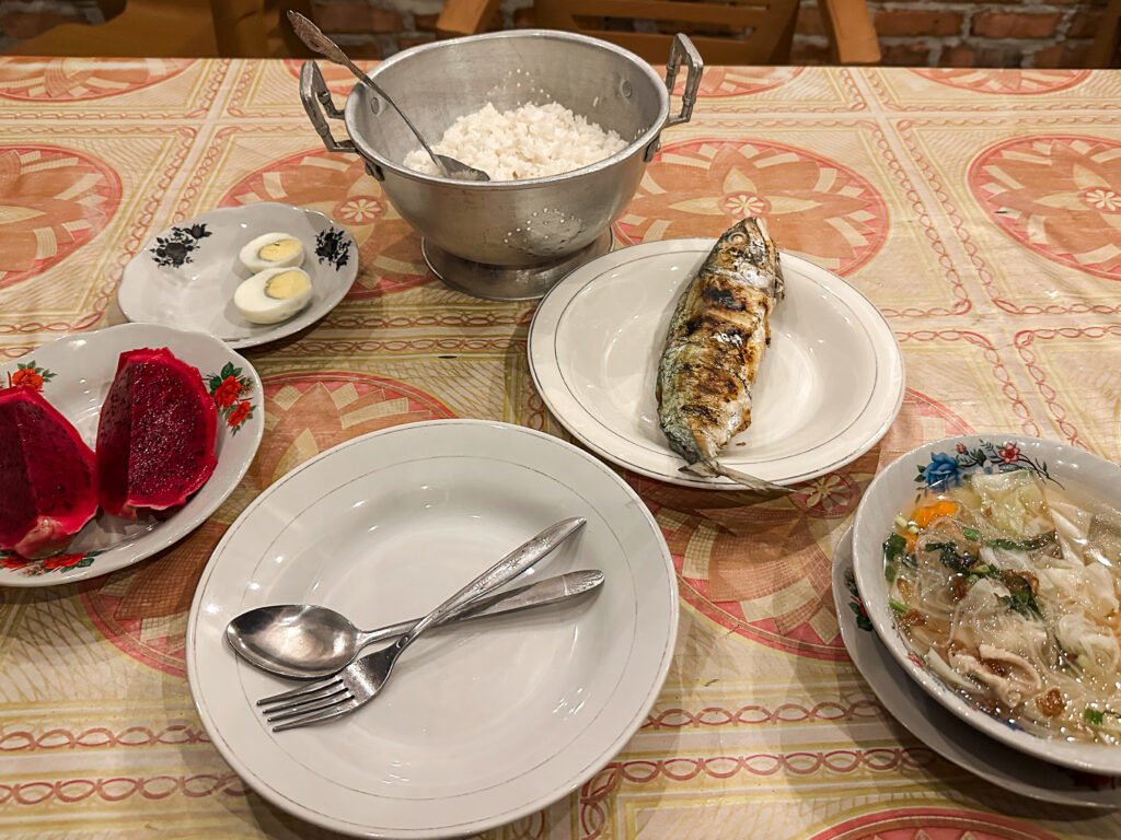 Local Homemade Indonesian food, Banggai Laut Indonesia