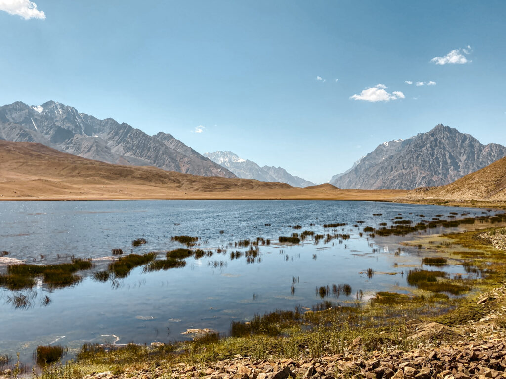 High altitude lake in Shandur Pass, Pakistan