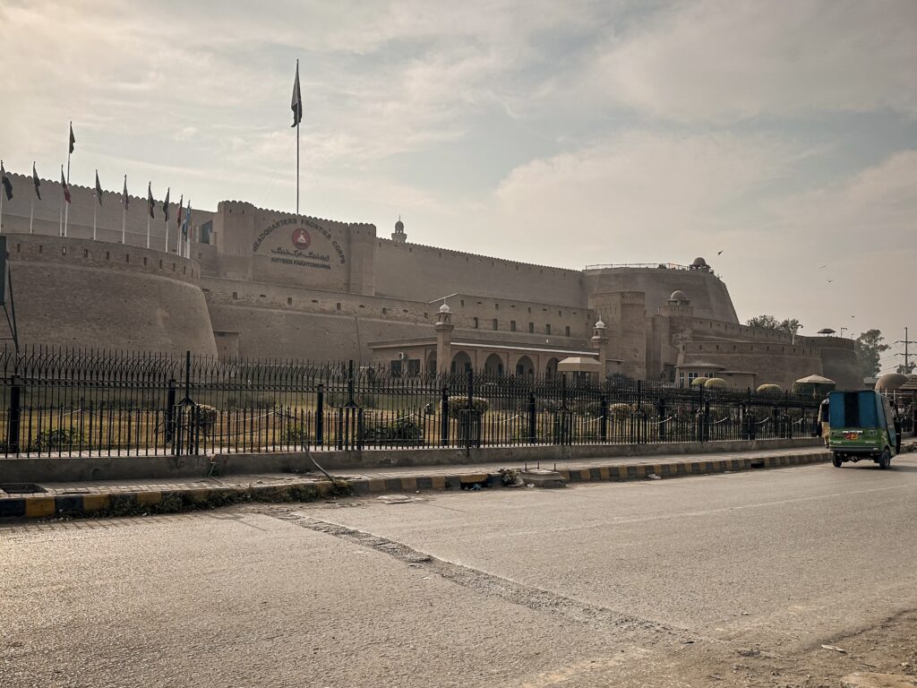 Bala Hisar Fort in the old city Peshawar, Pakistan