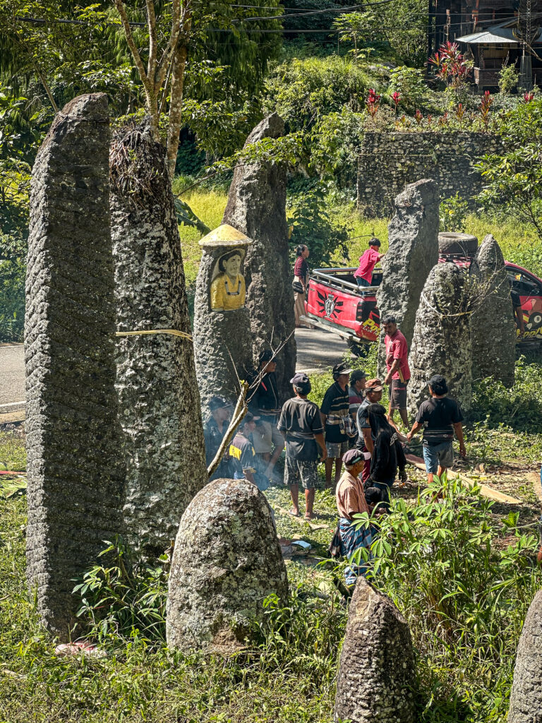 Tana Toraja memorial monoliths, Sulawesi, Indonesia