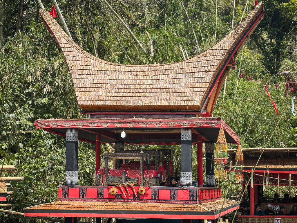 Tana Toraja coffins in funeral ceremonies, Sulawesi, Indonesia