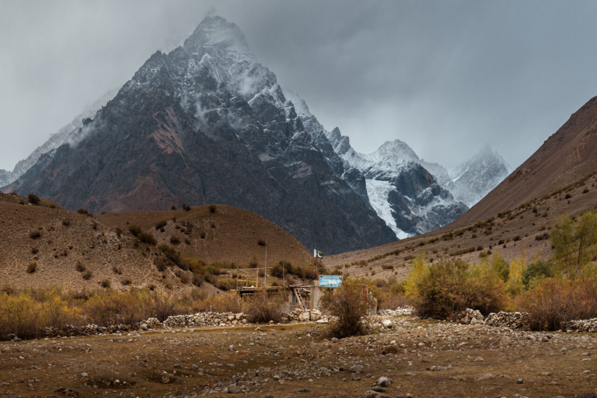 Rustic guesthouse in the remote Thallay Valley, Gilgit-Baltistan, Pakistan