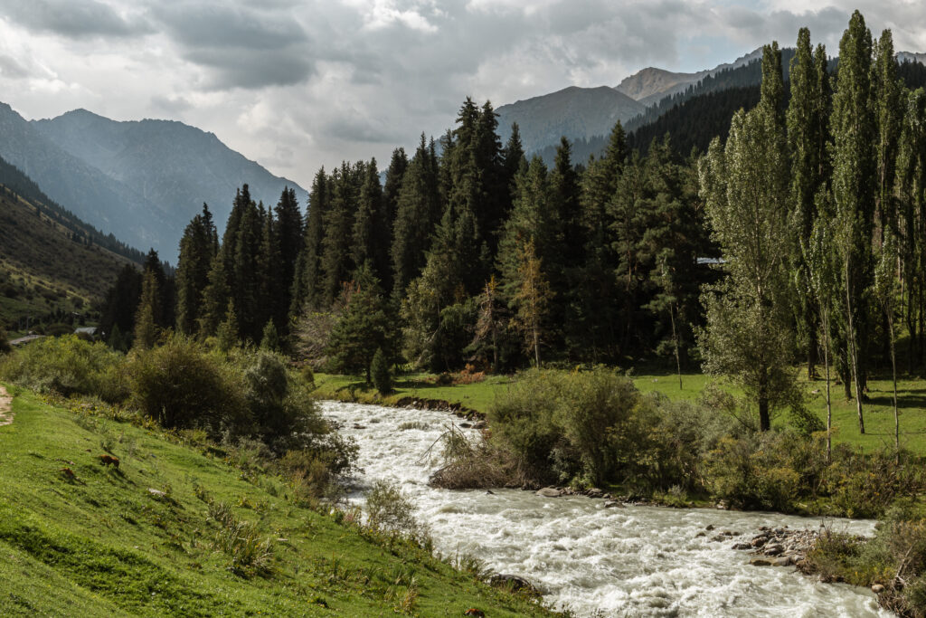 start of the trek into Karakol valley, Kyrgyzstan