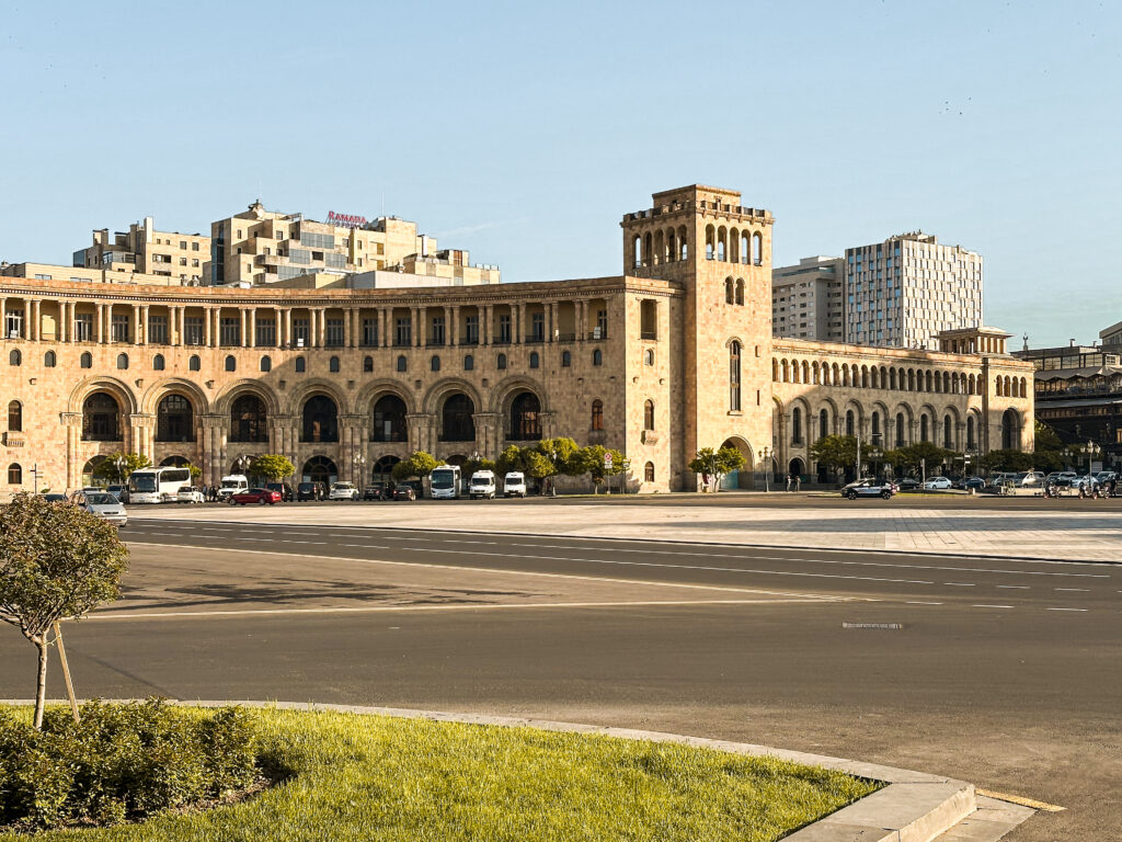 Republic Square daytime what to do in Yerevan, things to do in Armenia