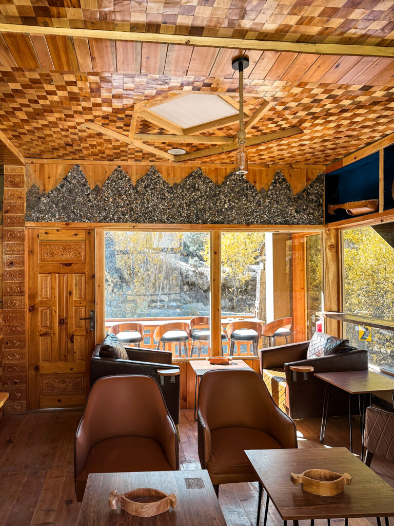 Cafe in Gulmit, Gojal, where to eat in Northern Pakistan