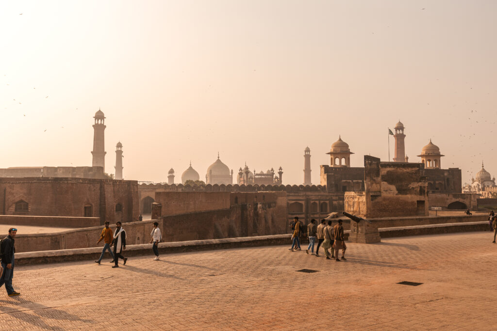 Lahore Fort at Sunset, Lahore, Backpacking Pakistan Independently