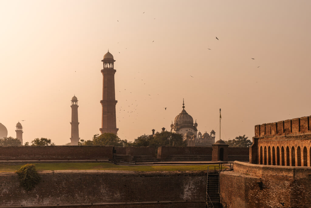 Lahore Fort at Sunset, Lahore, Backpacking Pakistan Independently