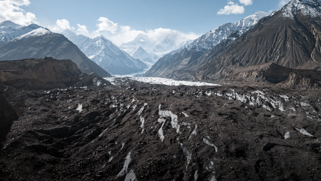 Massive Glacier on the Road to Shimshal Valley, remote valleys Gilgit-Baltistan, Shimshal valley travel guide, Pakistan