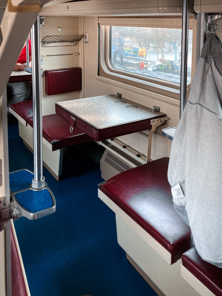 Platzkart in a soviet-era train across Kazakhstan, travelling Kazakhstan by train