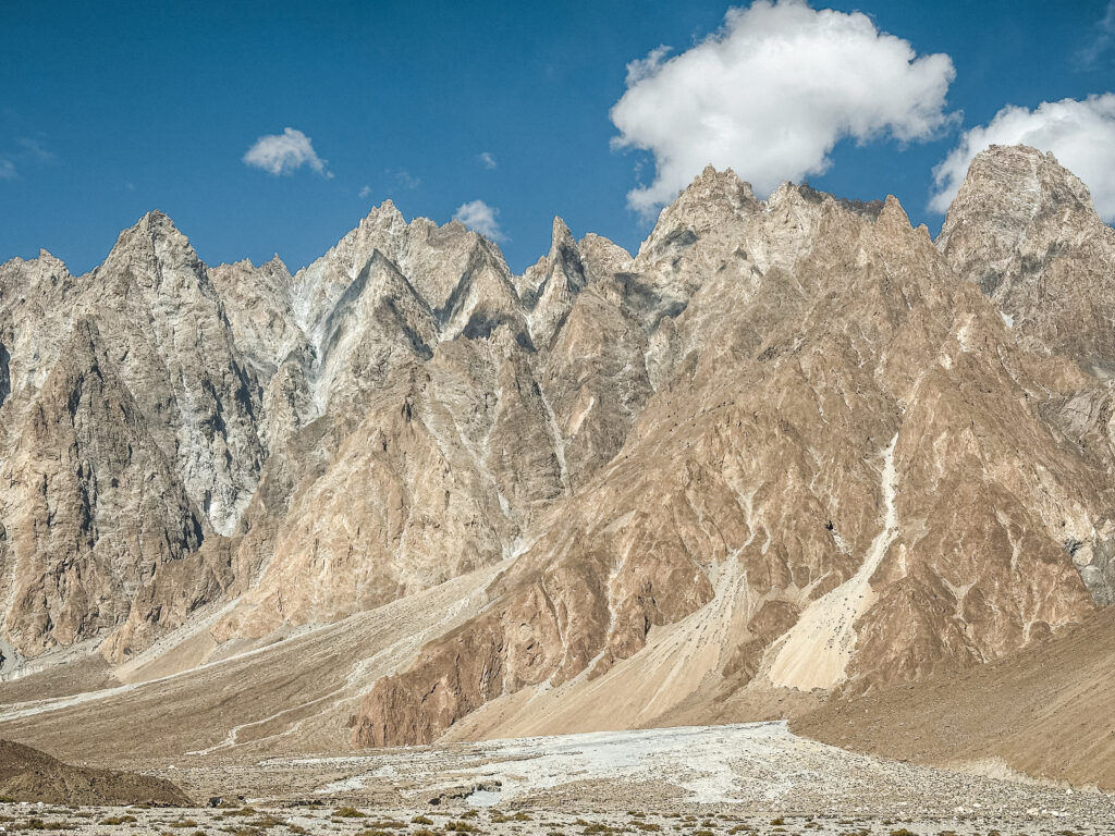 Passu Cones: beginning of Road to Shimshal Valley, remote valleys Gilgit-Baltistan, Shimshal valley travel guide, Pakistan